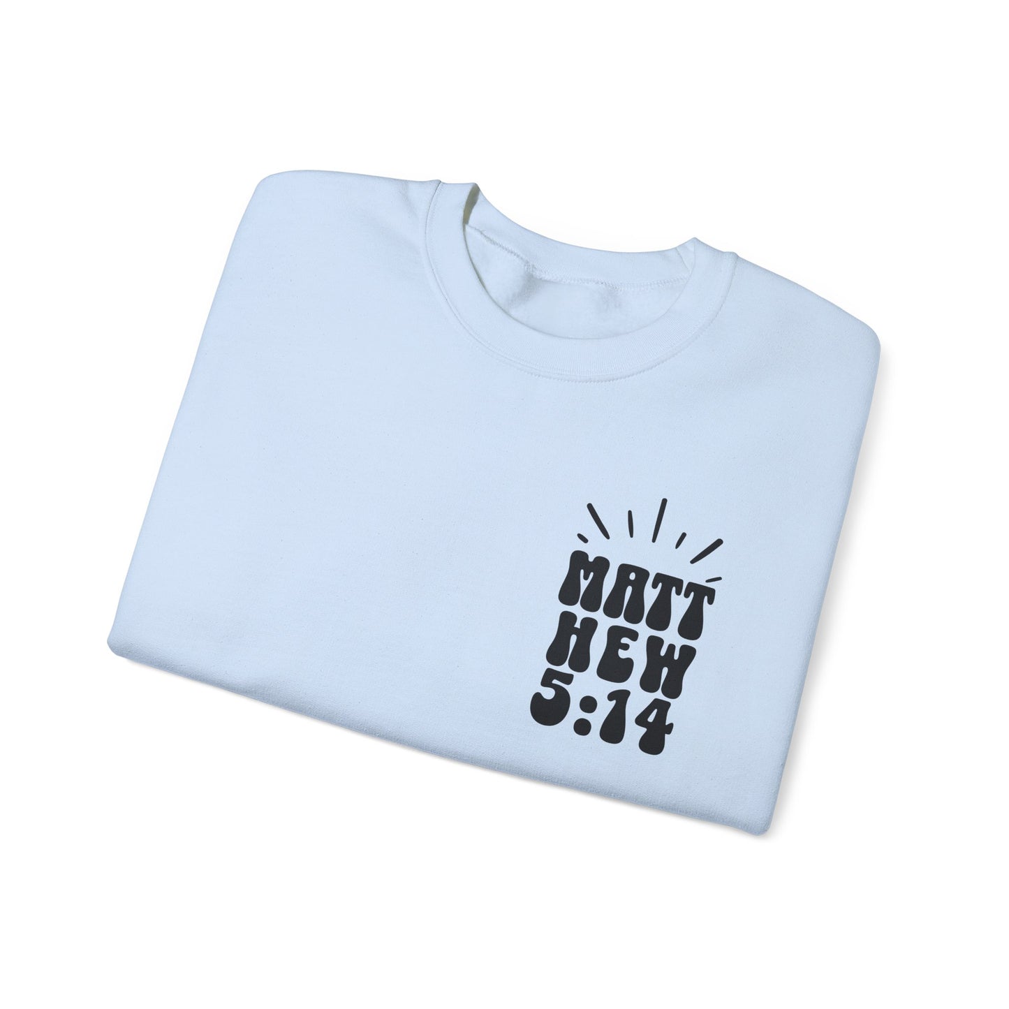 Retro Be The Light Crewneck Sweatshirt