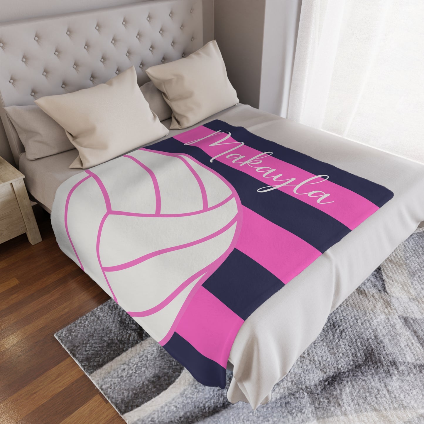 Custom Volleyball Blanket