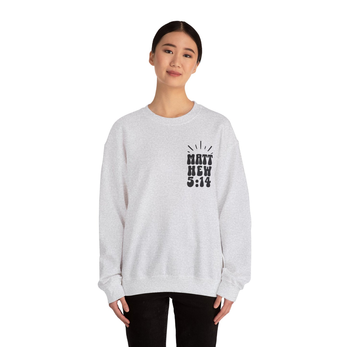 Retro Be The Light Crewneck Sweatshirt