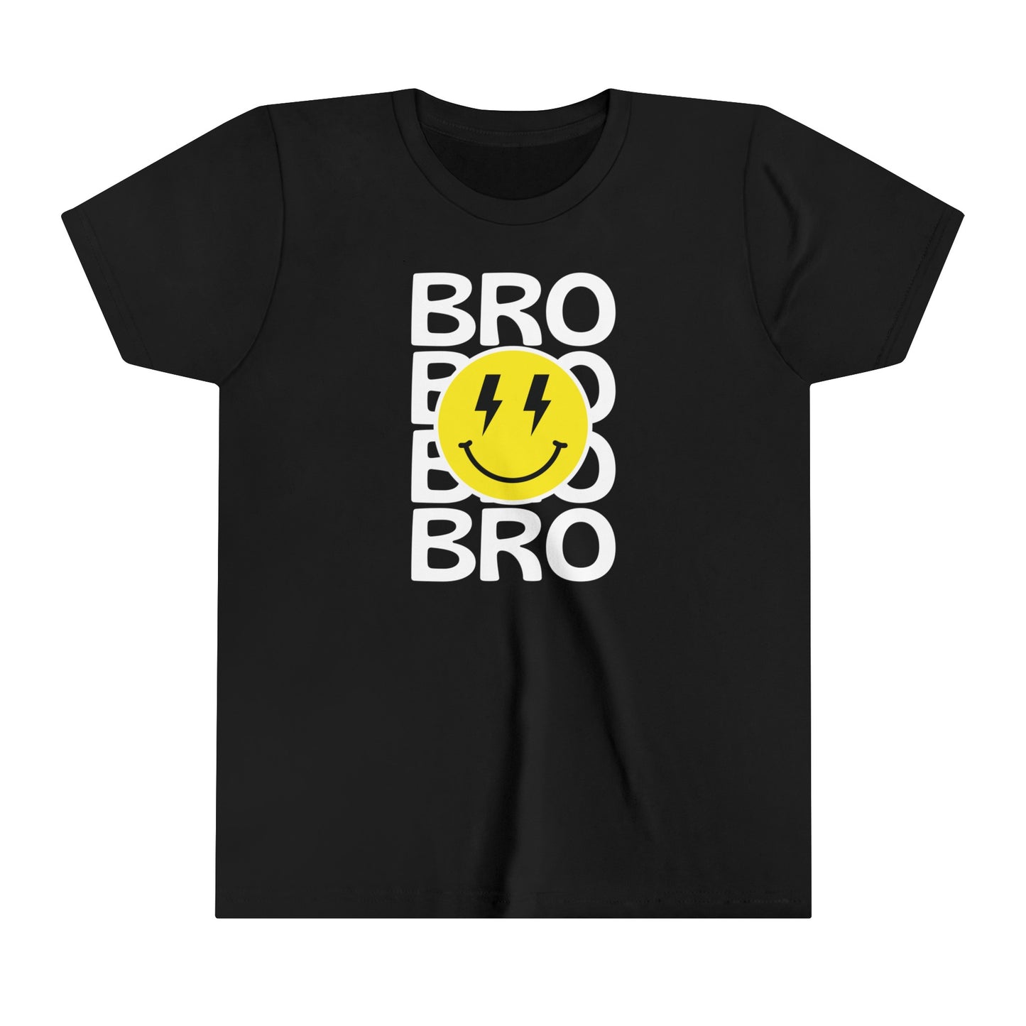 BRO Retro Graphic Smiley Face T-Shirt