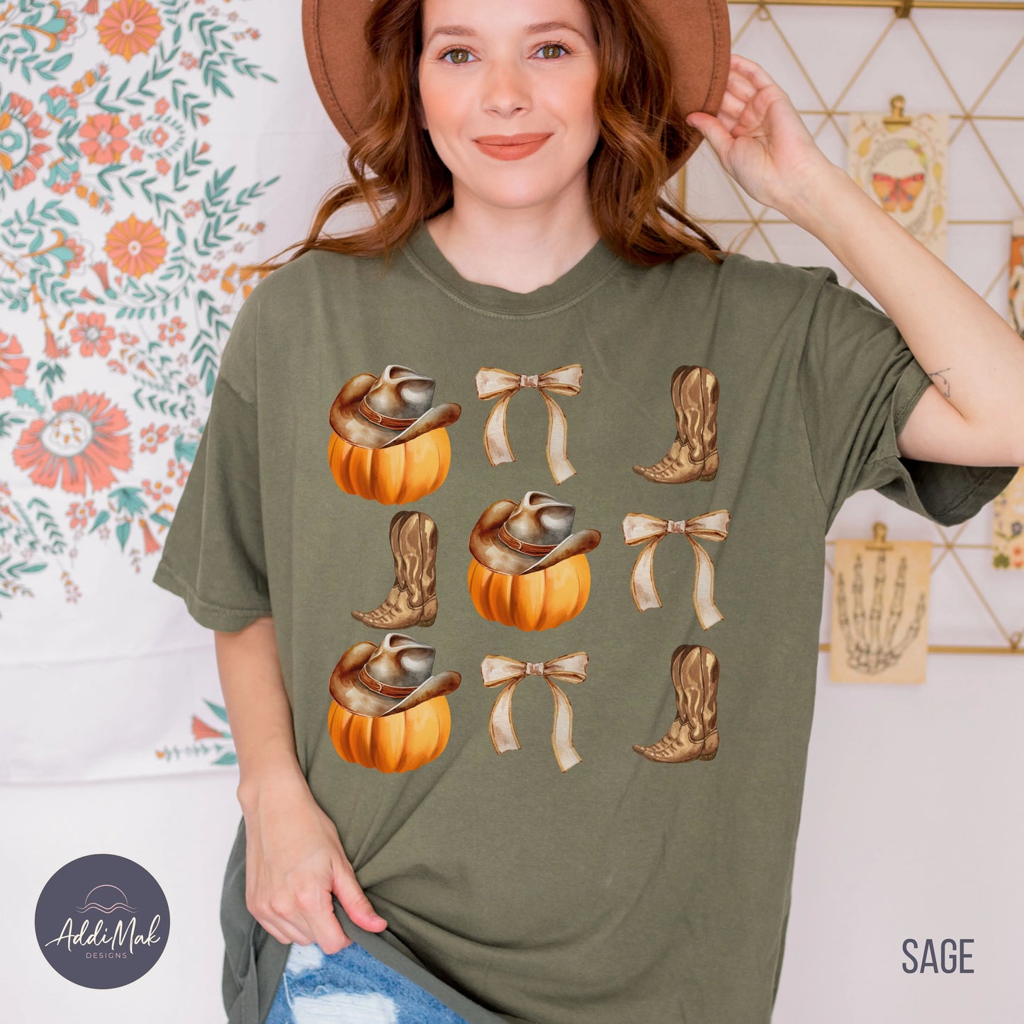 Western Fall Coquette Shirt Printify