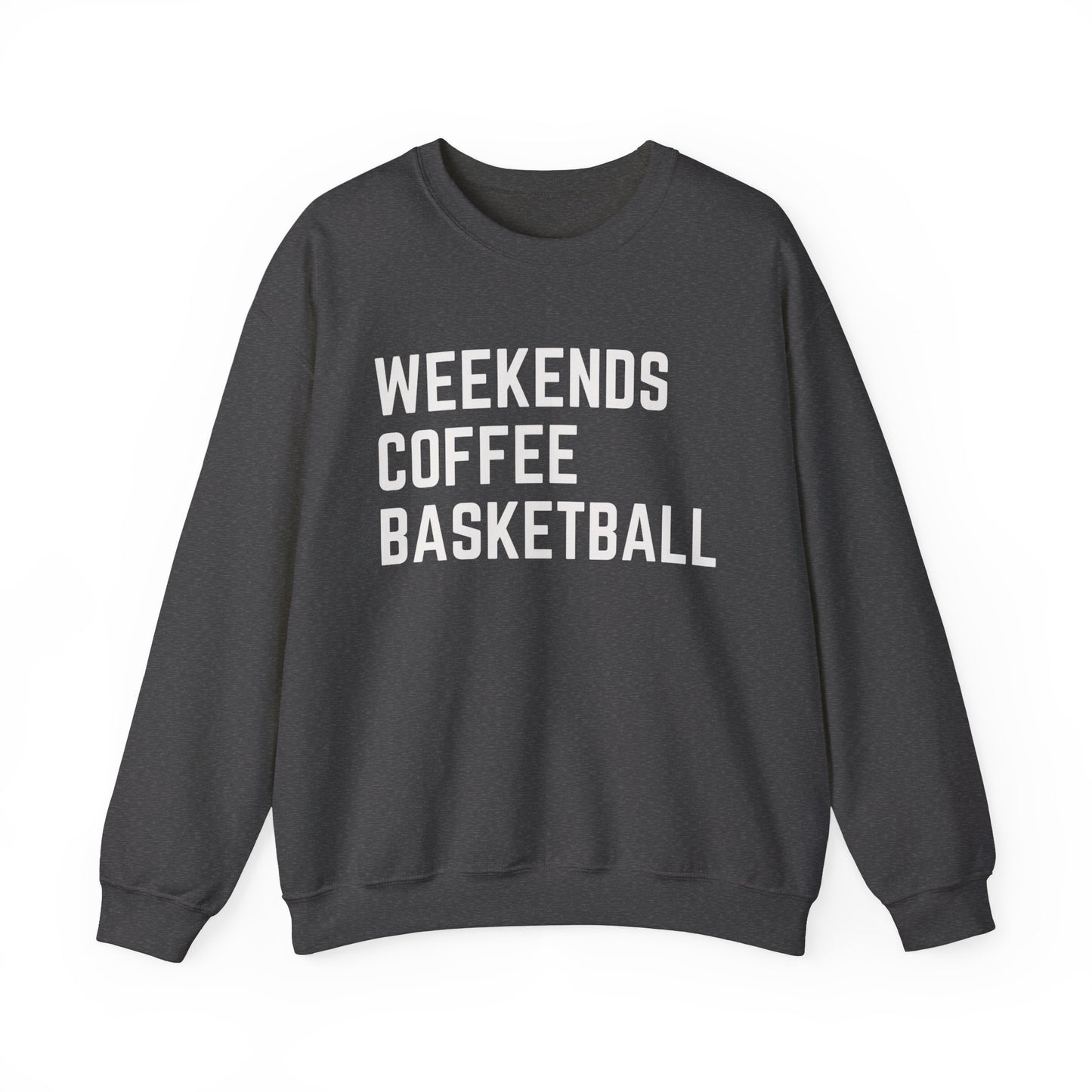 Weekends Coffee Basketball Sweatshirt