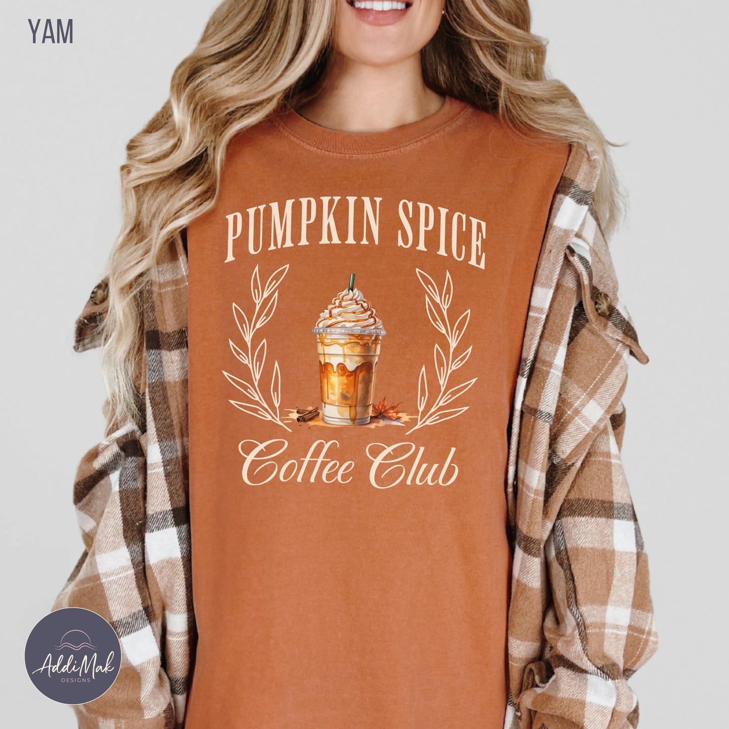 Pumpkin Spice Coffee Club T-shirt Printify