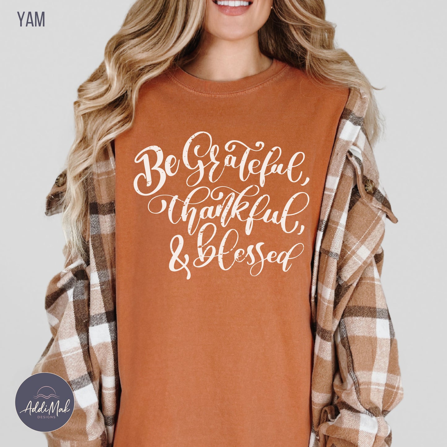 Be Grateful Thankful and Blessed T-Shirt