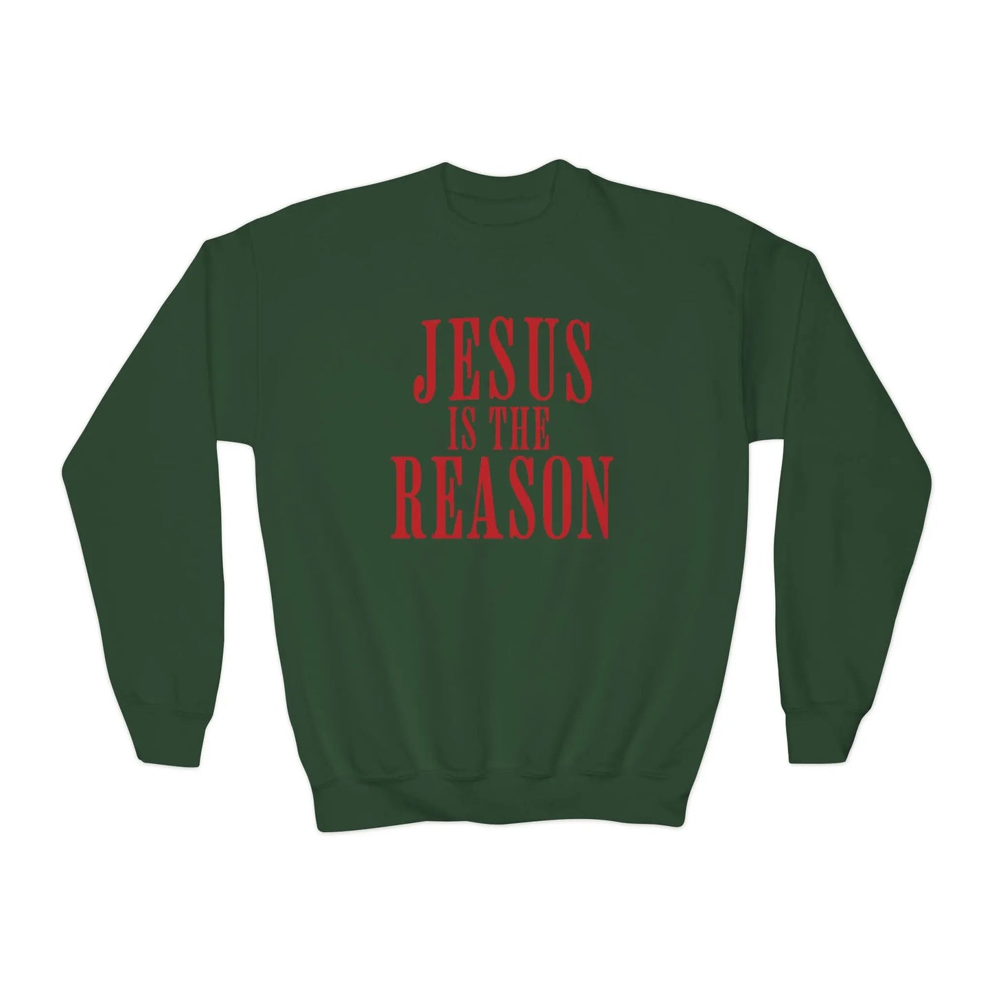 Youth Jesus is the Reason Sweatshirt Printify