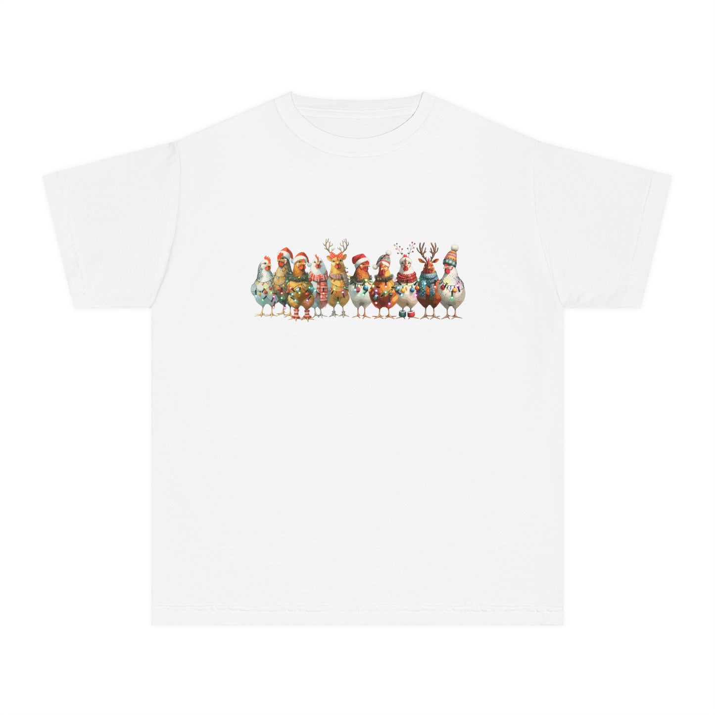 Youth Christmas Chickens T-Shirt