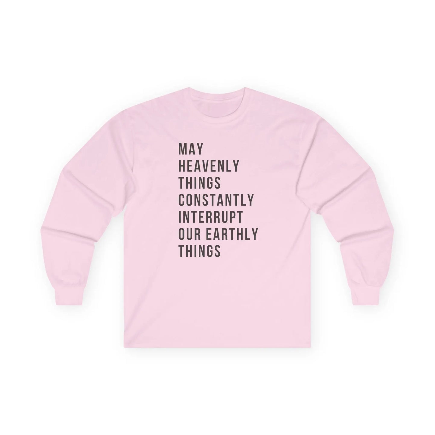 Heavenly Things Long Sleeve T-Shirt Printify