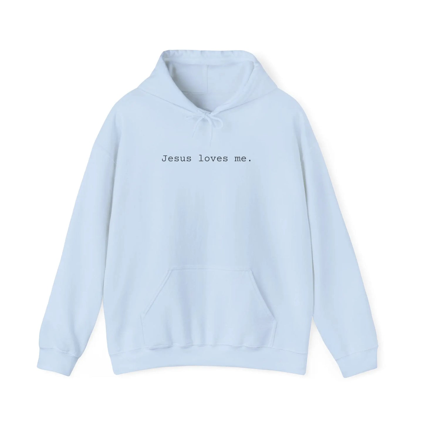 Jesus Loves Me Adult Hoodie Sweatshirt Printify