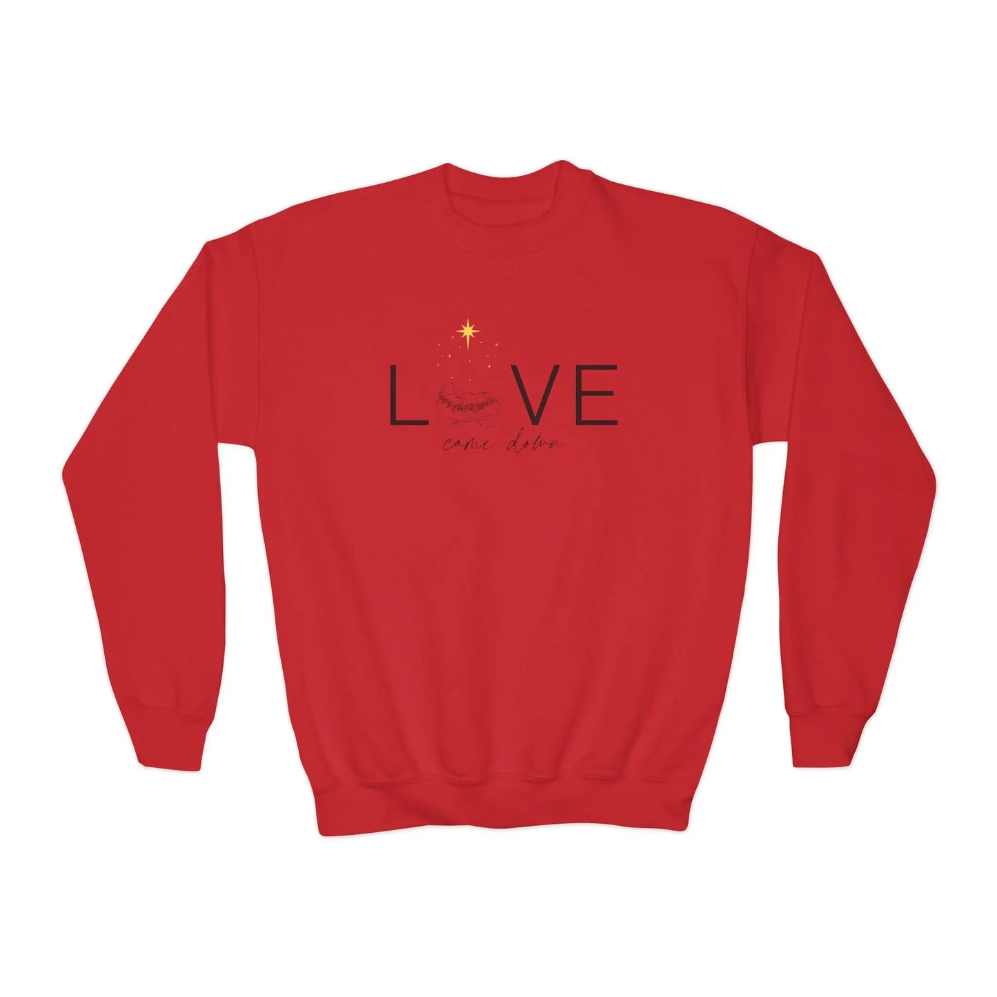 Youth Love Came Down Sweatshirt Printify
