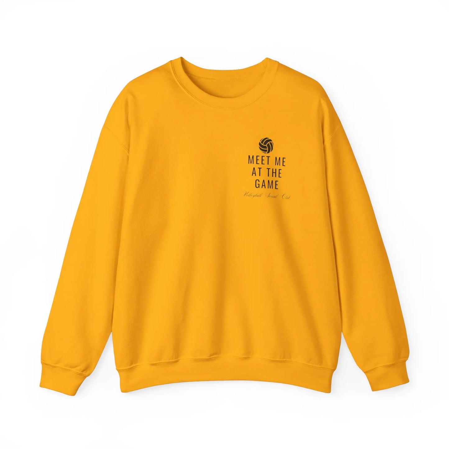 Meet Me At The Game Volleyball Social Club It's Volleyball Season Y'all Sweatshirt Printify