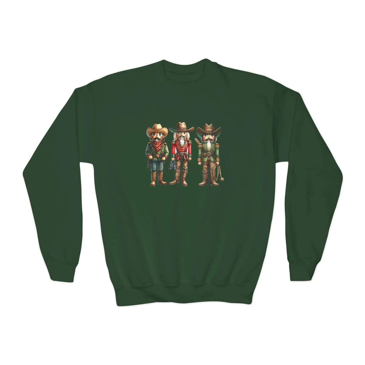 Youth Cowboy Nutcracker Sweatshirt Printify