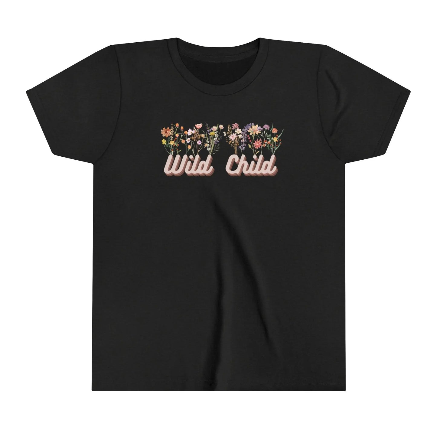 Stay Wild Wildflowers Youth T-Shirt Printify