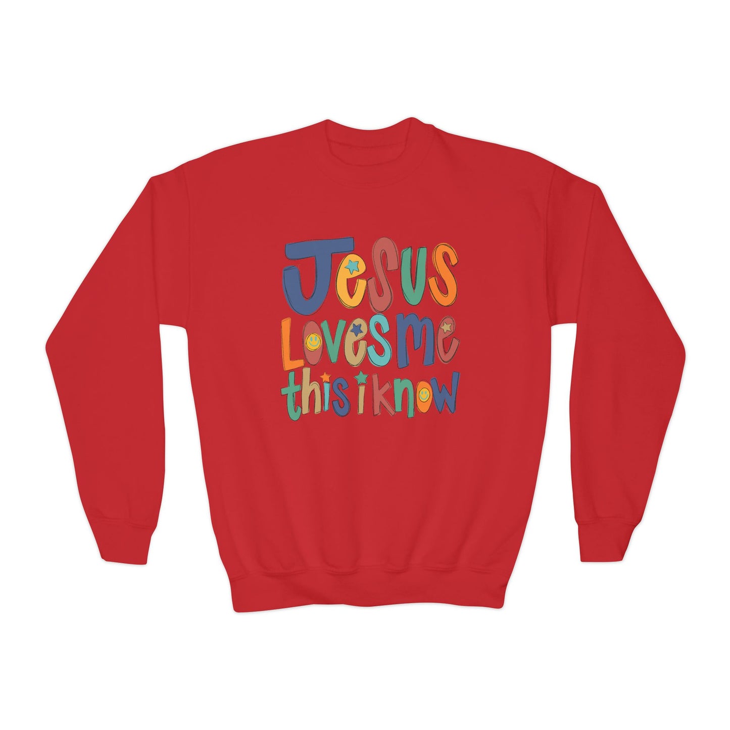 Kids Jesus Loves Me This I Know Sweatshirt