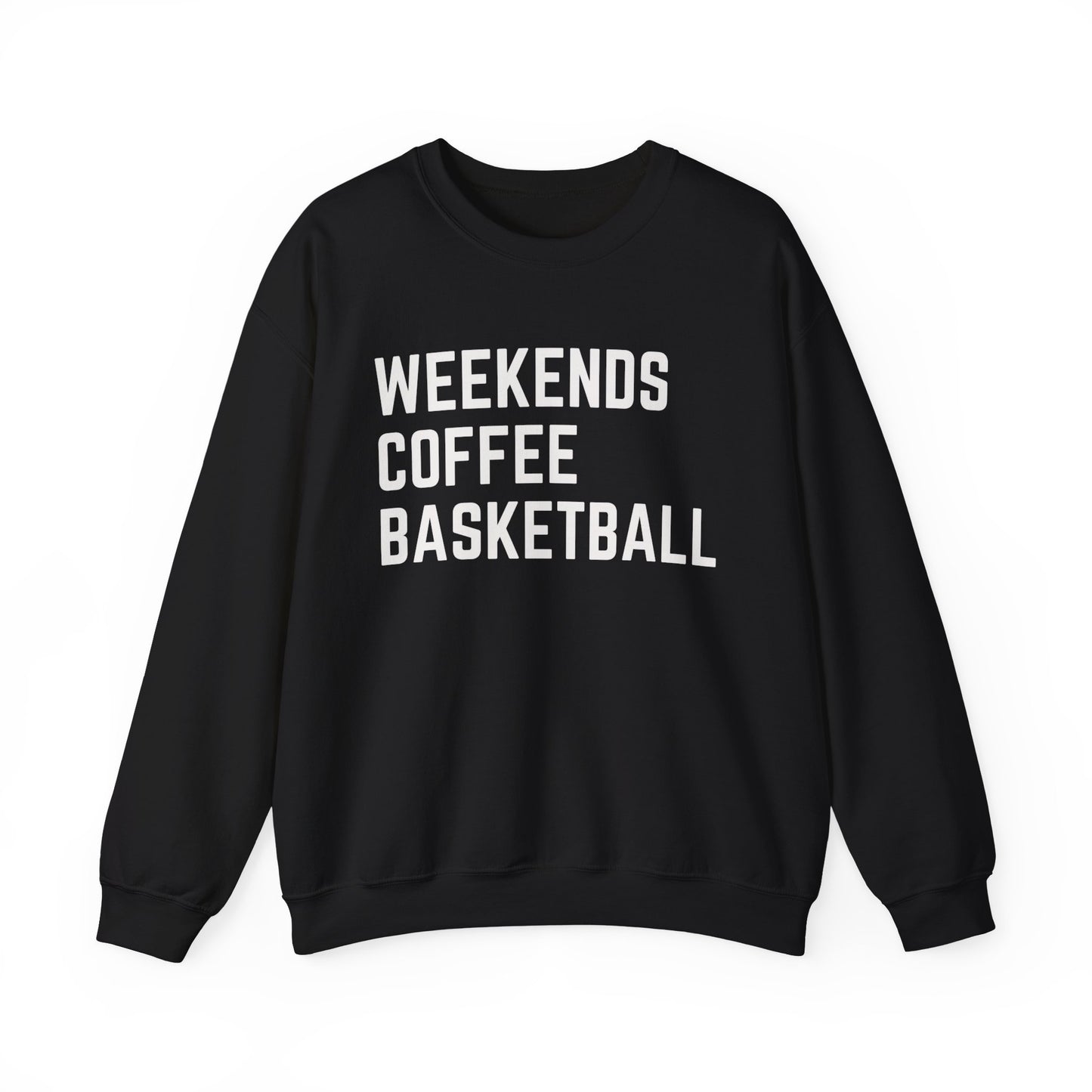 Weekends Coffee Basketball Sweatshirt
