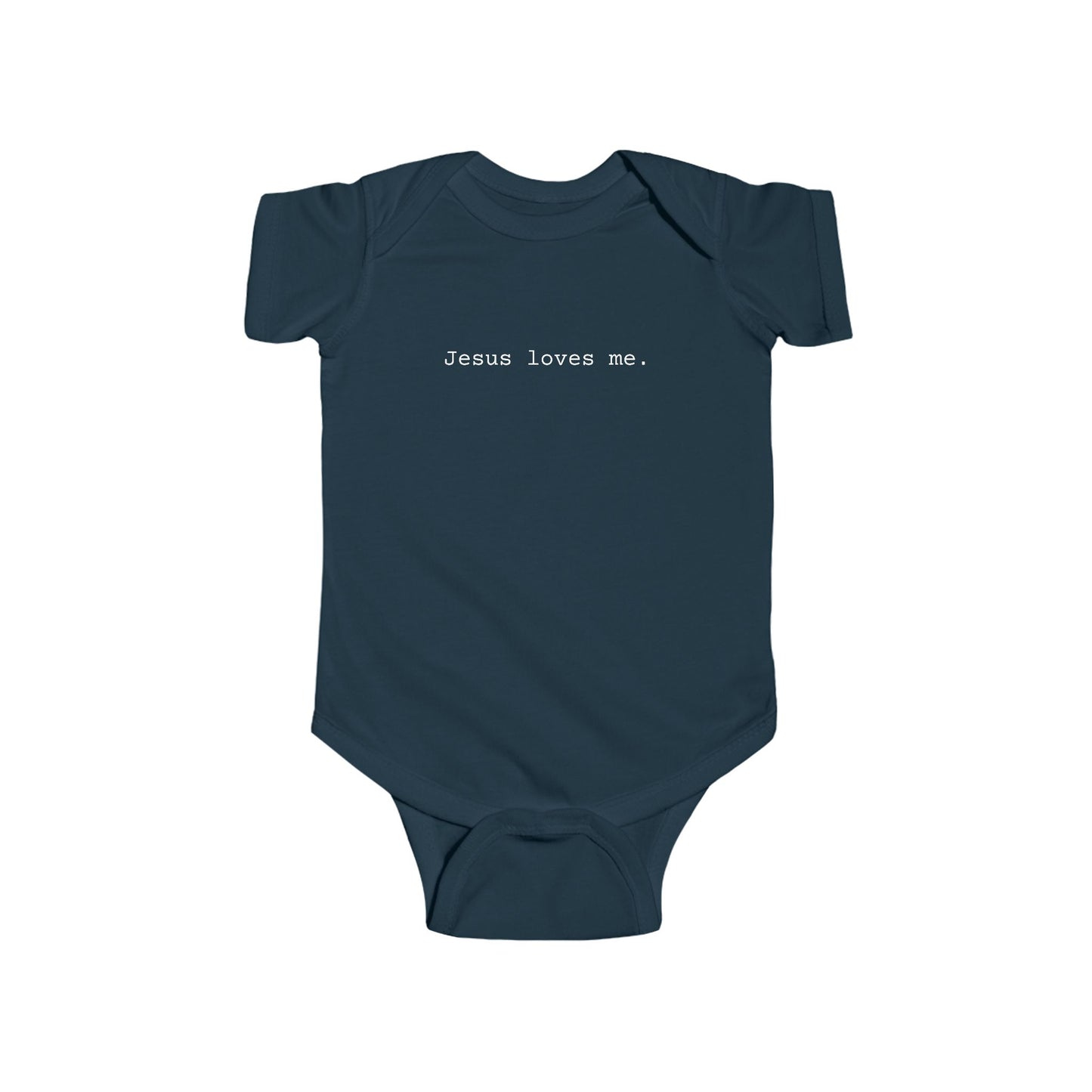 Jesus Loves Me Infant Fine Jersey Bodysuit