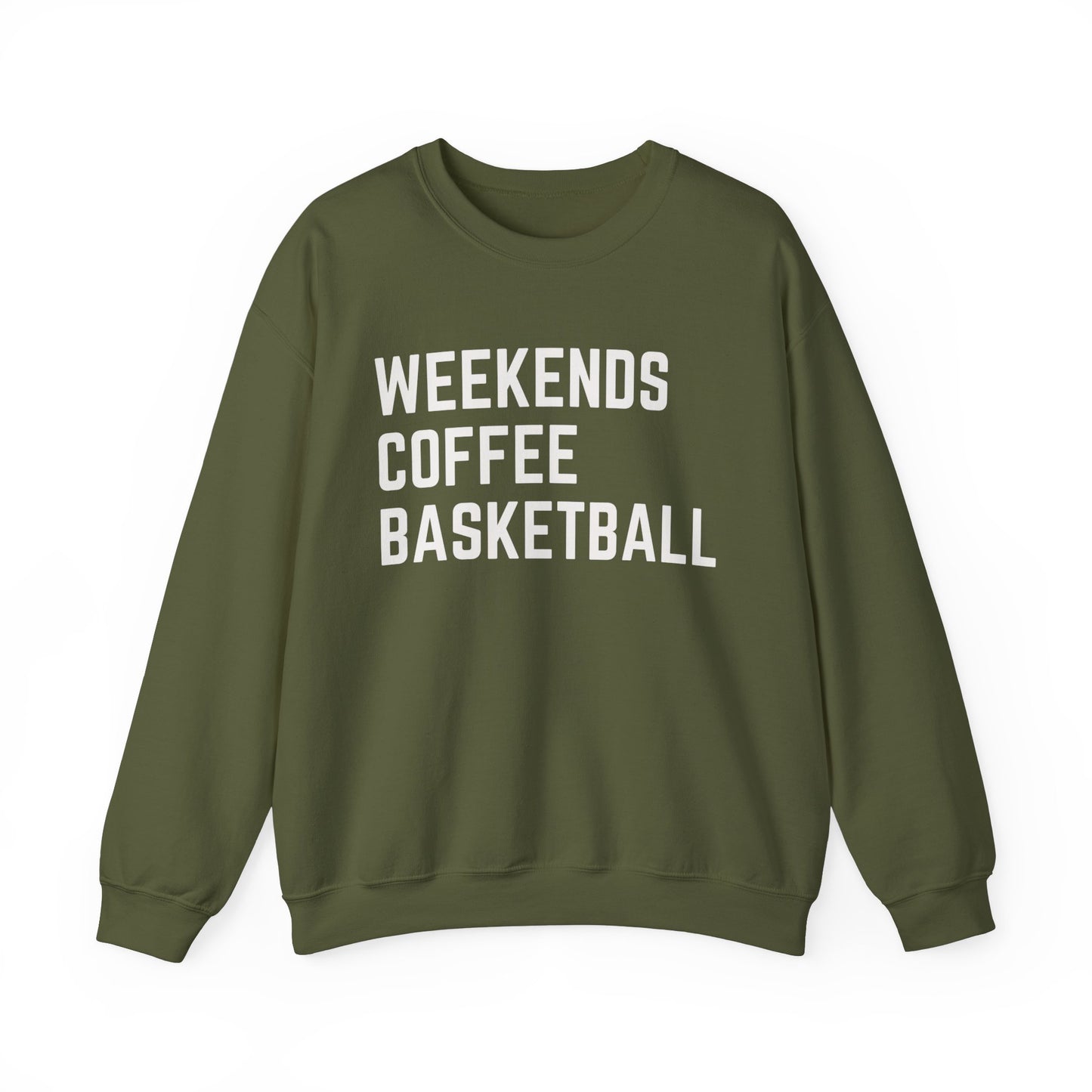Weekends Coffee Basketball Sweatshirt