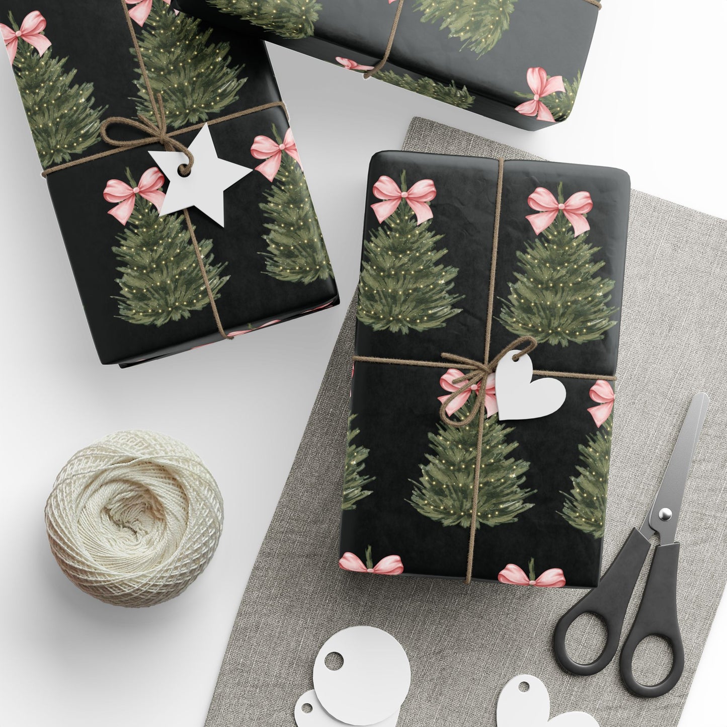 Wrapping Paper Roll - Coquette Christmas Tree