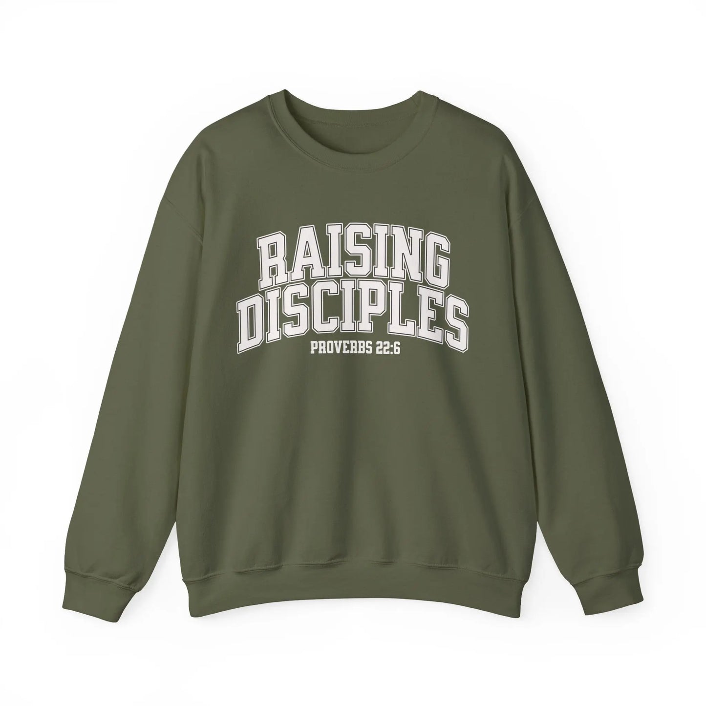Raising Disciples - Mens - Varsity Crewneck Sweatshirt Printify