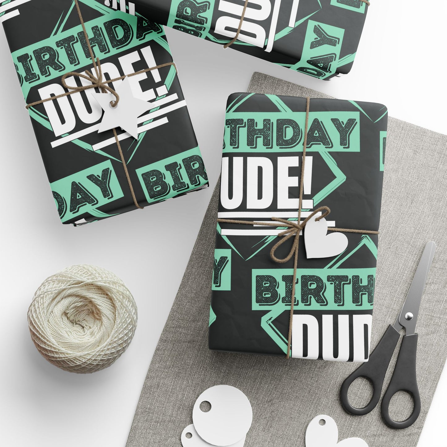 Wrapping Paper Roll - Birthday Dude