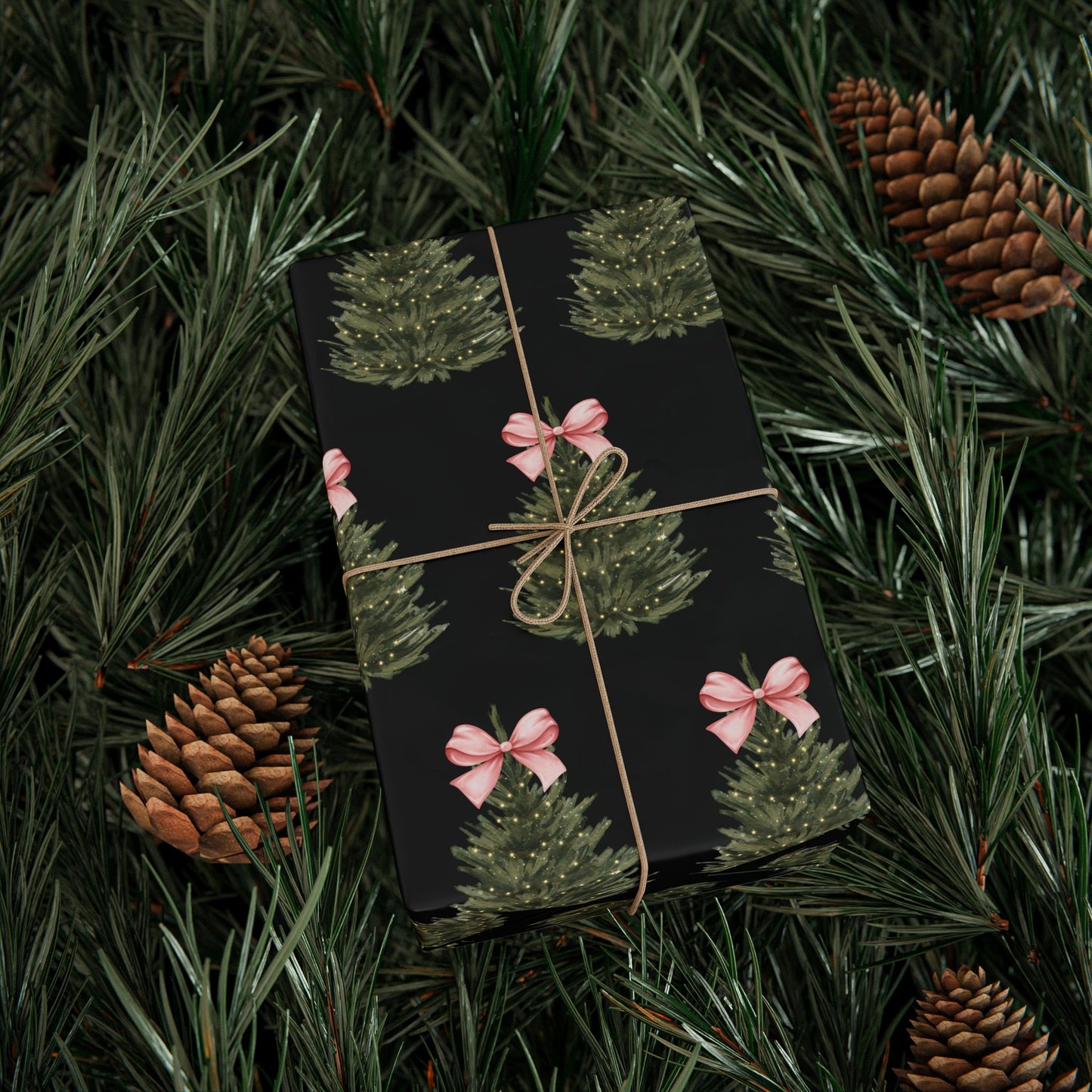 Wrapping Paper Roll - Coquette Christmas Tree