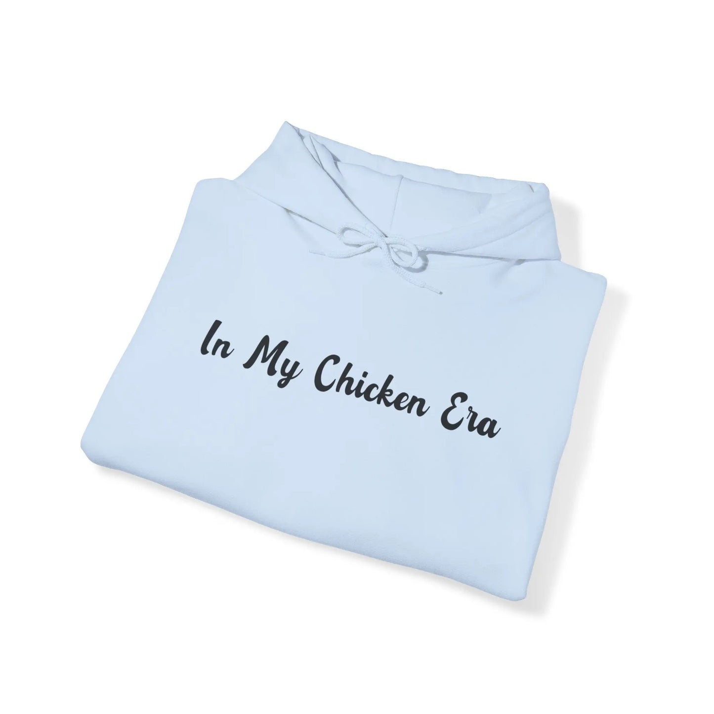 In My Chicken Era Hoodie with sleeve print Printify