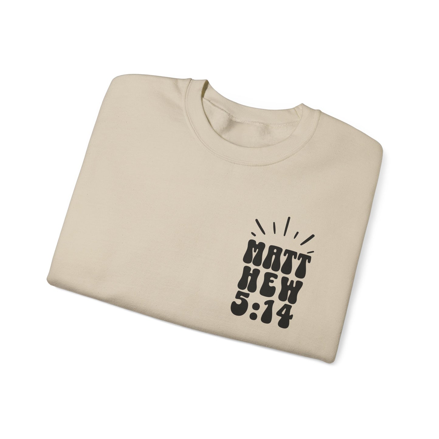 Retro Be The Light Crewneck Sweatshirt