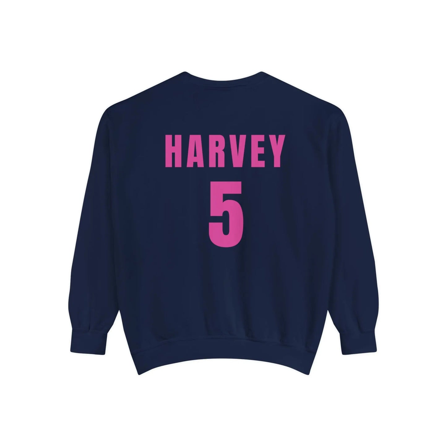 Volleyball MOM Sweatshirt with Personalized Name and Number on Back Printify