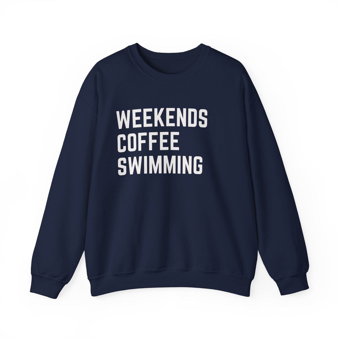 Weekends Coffee Swimming Sweatshirt