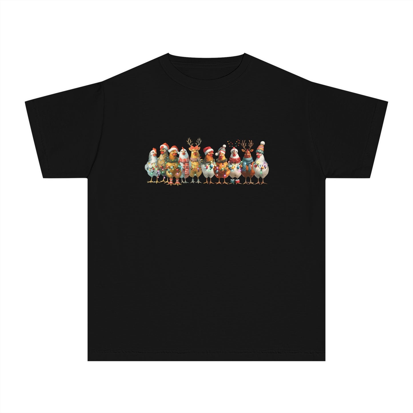 Youth Christmas Chickens T-Shirt
