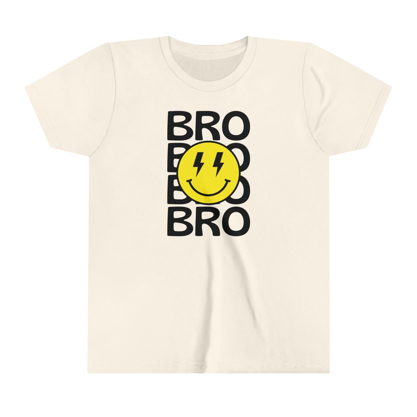 BRO Retro Graphic Smiley Face T-Shirt