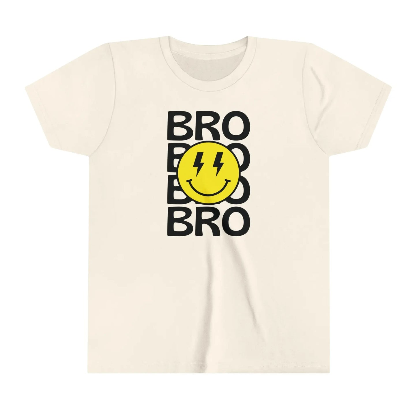 BRO Retro Graphic Smiley Face T-Shirt Printify