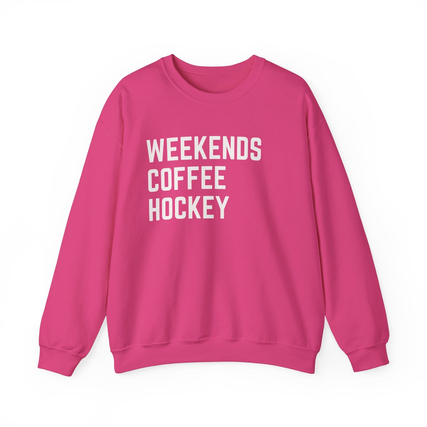 Weekends Coffee Hockey Sweatshirt