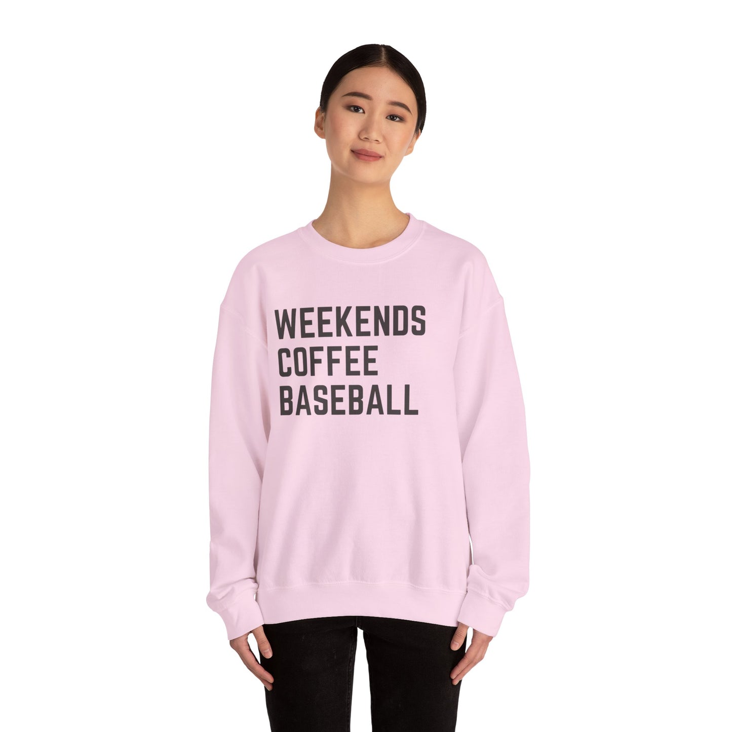 Weekends Coffee Baseball Sweatshirt