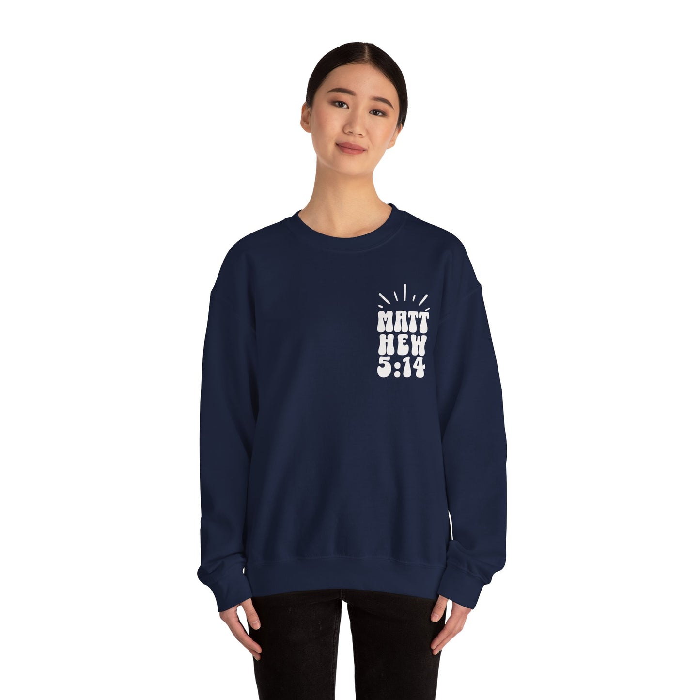 Retro Be The Light Crewneck Sweatshirt