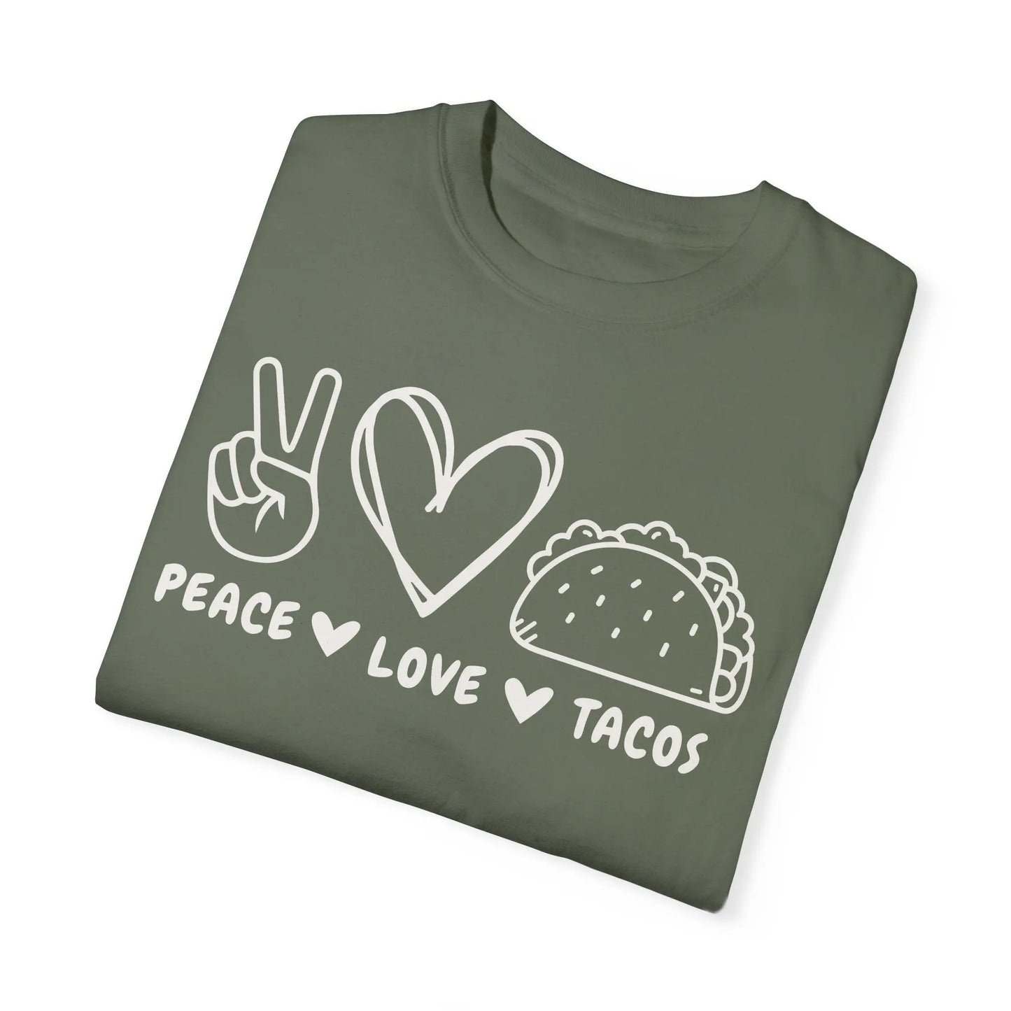 Peace Love Tacos Tee Printify