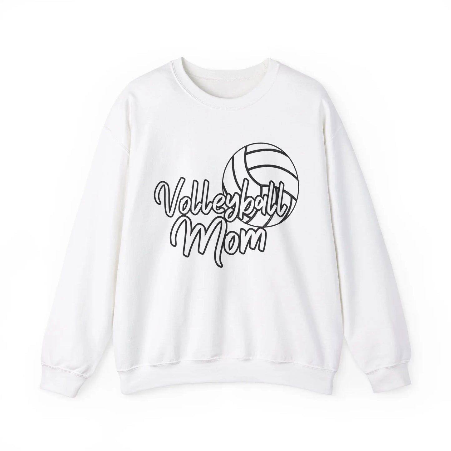 Volleyball Mom Sweatshirt Printify