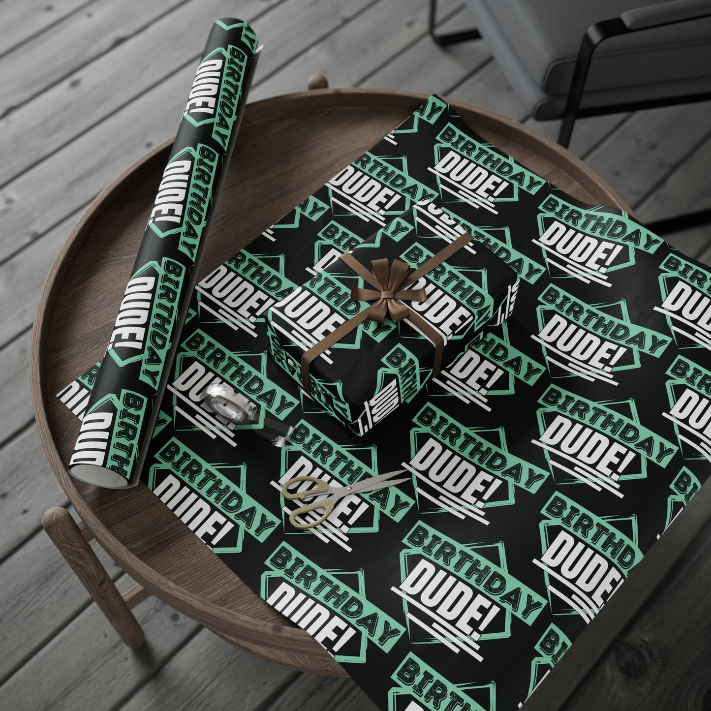 Wrapping Paper Roll - Birthday Dude