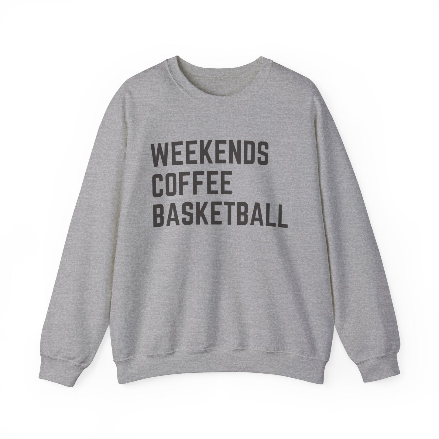 Weekends Coffee Basketball Sweatshirt