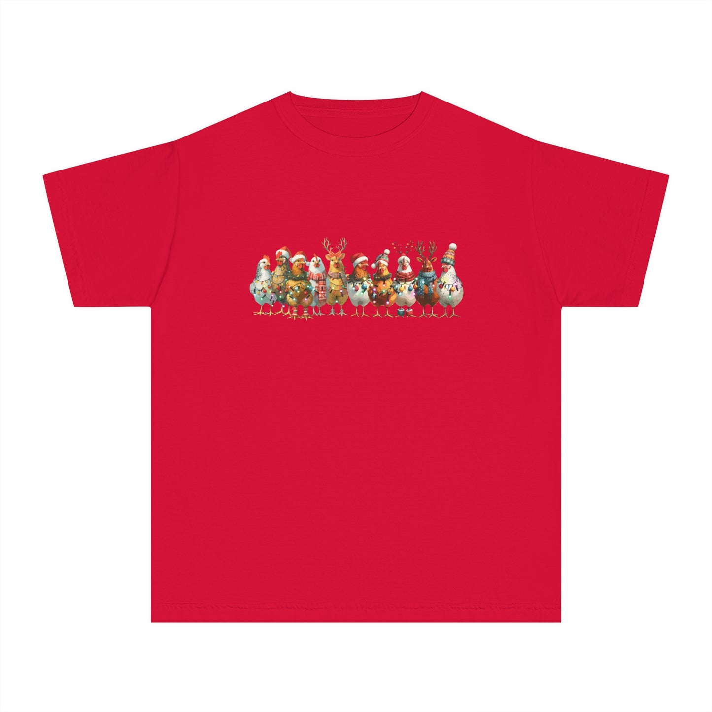 Youth Christmas Chickens T-Shirt