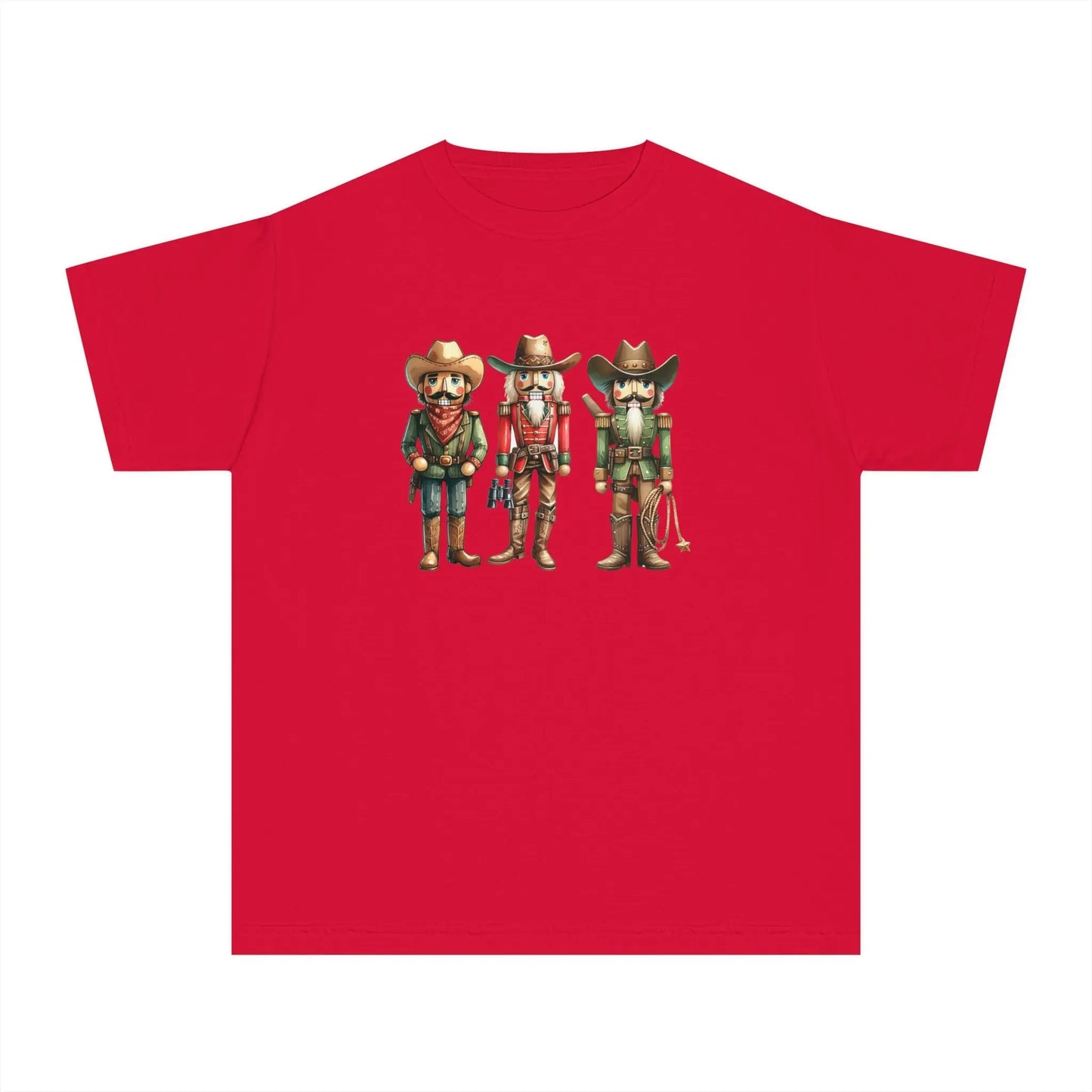 Youth Cowboy Nutcrackers T-Shirt Printify