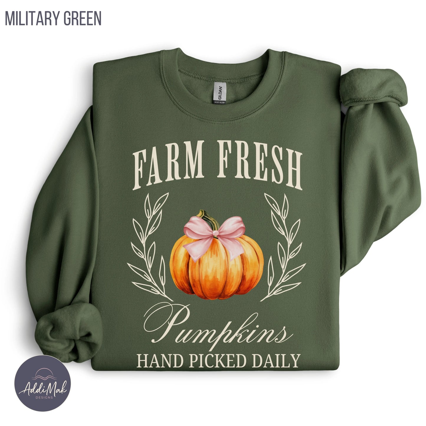 Farm Fresh Pumpkins Sweatshirt Printify