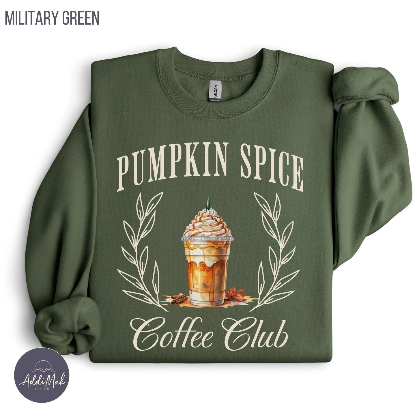 Pumpkin Spice Coffee Club Sweatshirt Printify