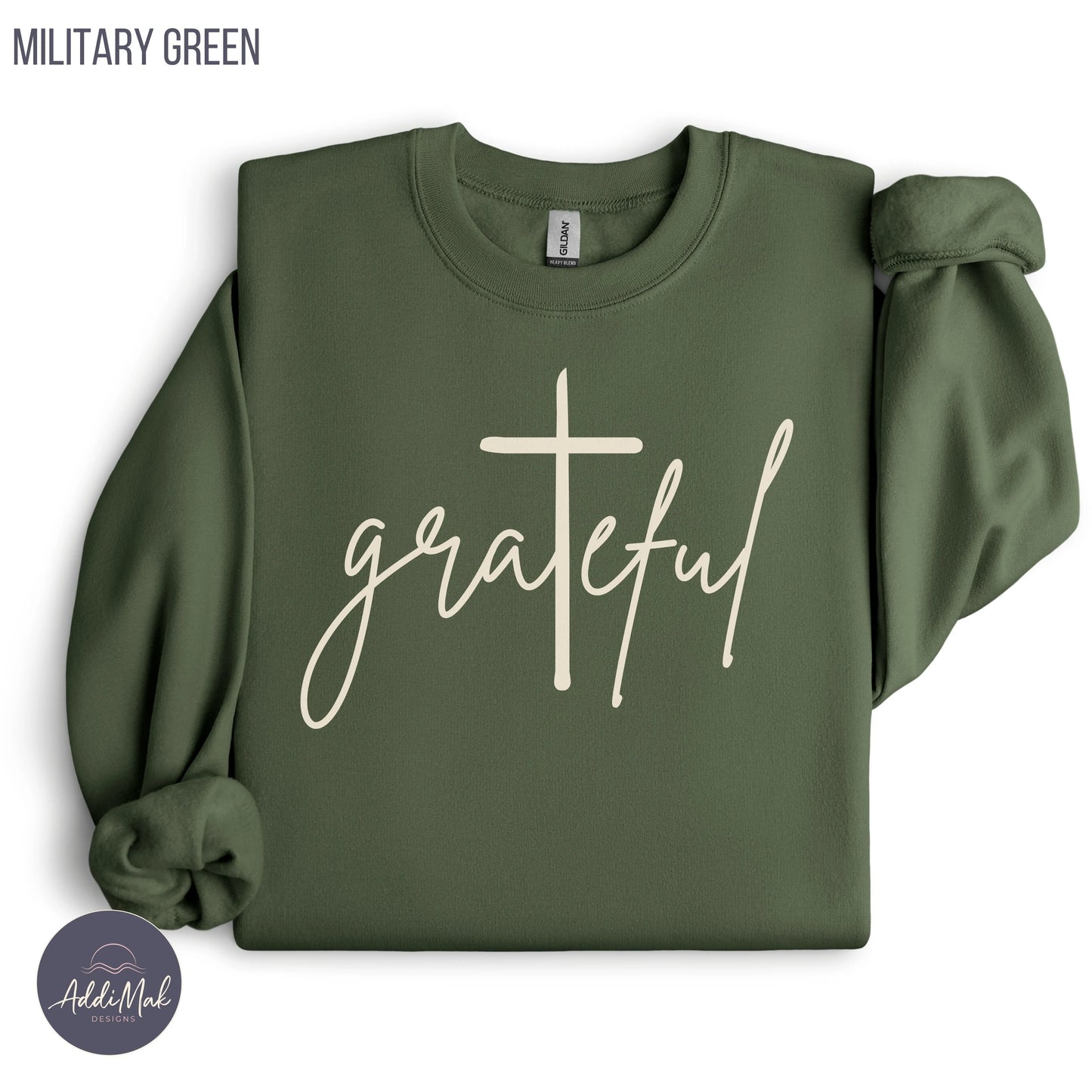 Grateful Crewneck Sweatshirt Printify