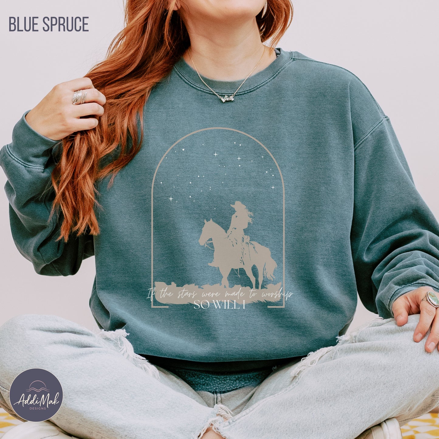 So Will I Western Sweatshirt