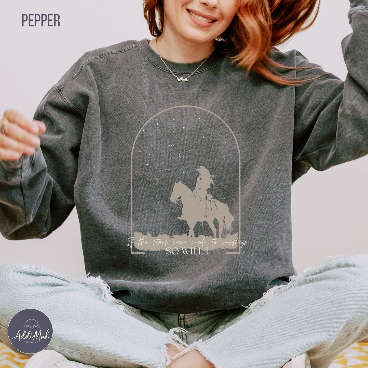 So Will I Western Sweatshirt Printify