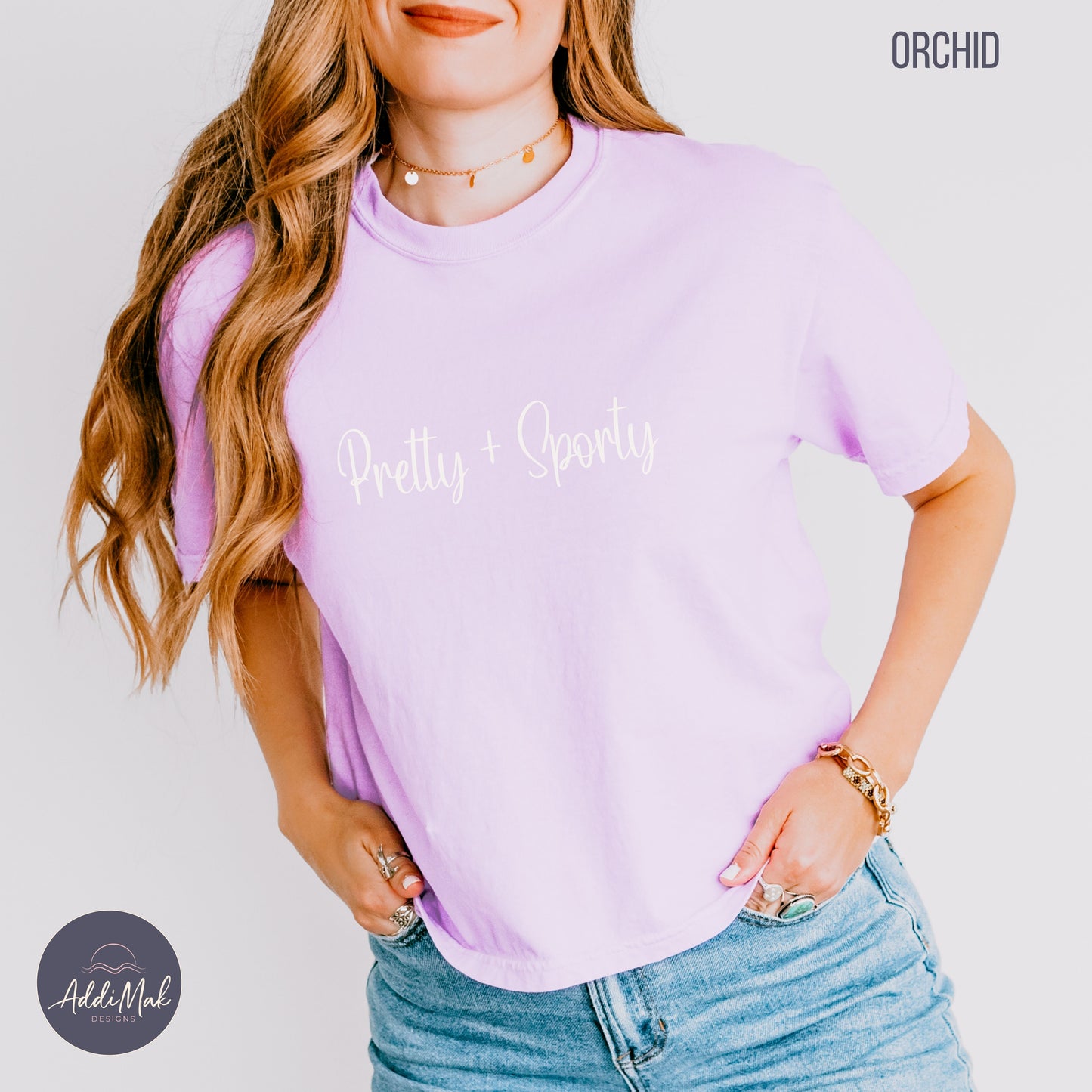 Pretty and Sporty Women's Boxy Cropped Tee