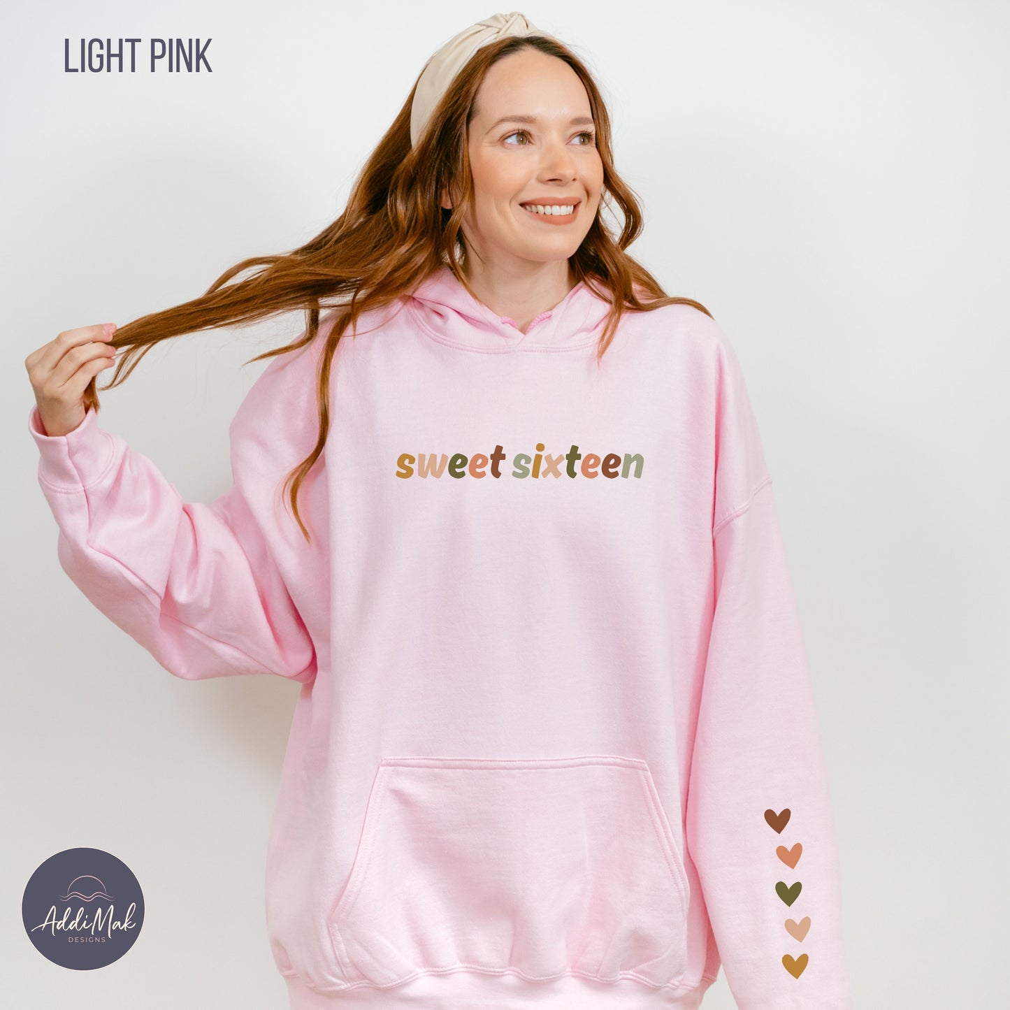 Boho Sweet Sixteen Milestone Birthday Hoodie