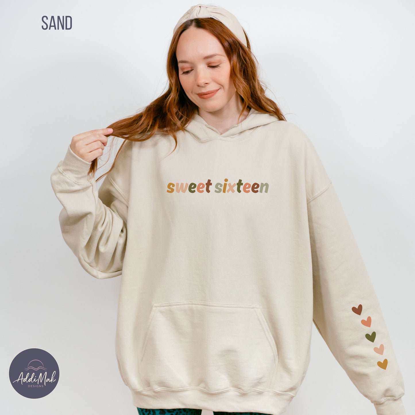 Boho Sweet Sixteen Milestone Birthday Hoodie