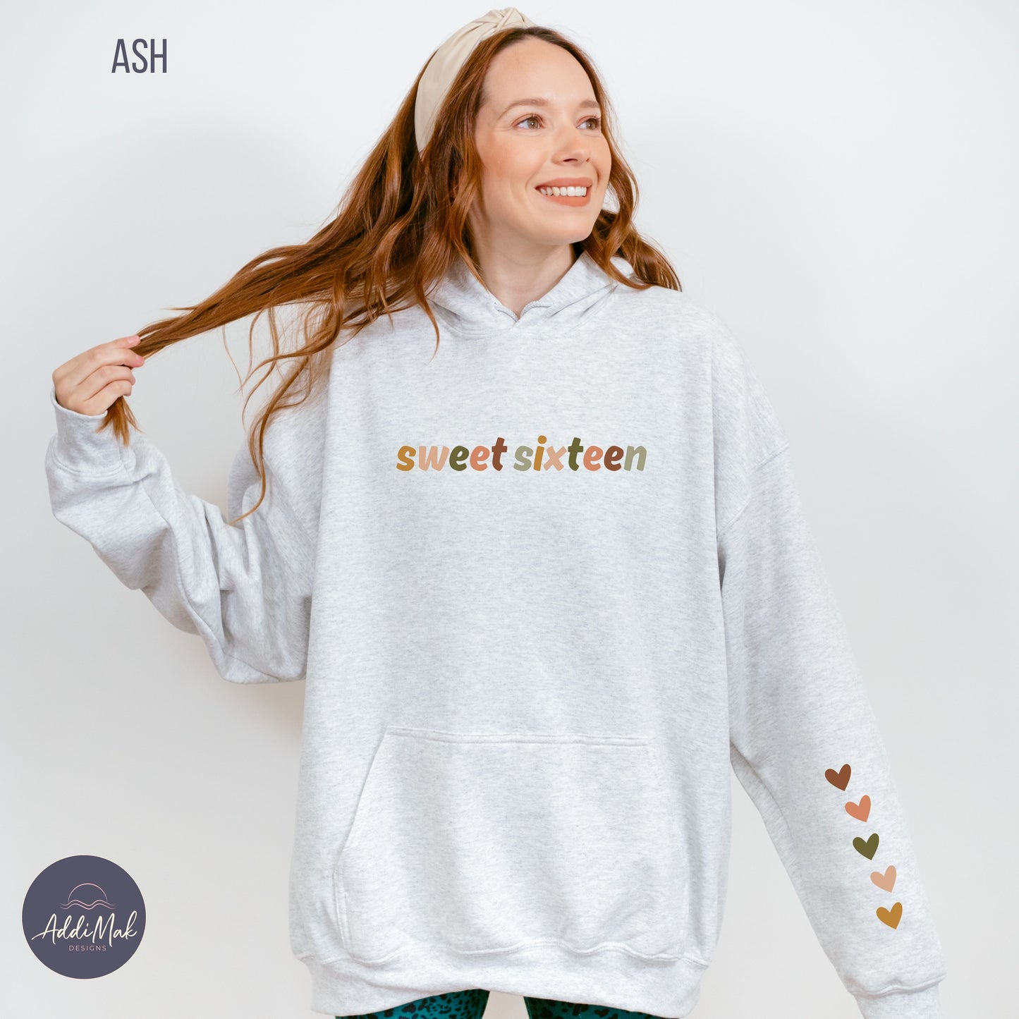 Boho Sweet Sixteen Milestone Birthday Hoodie