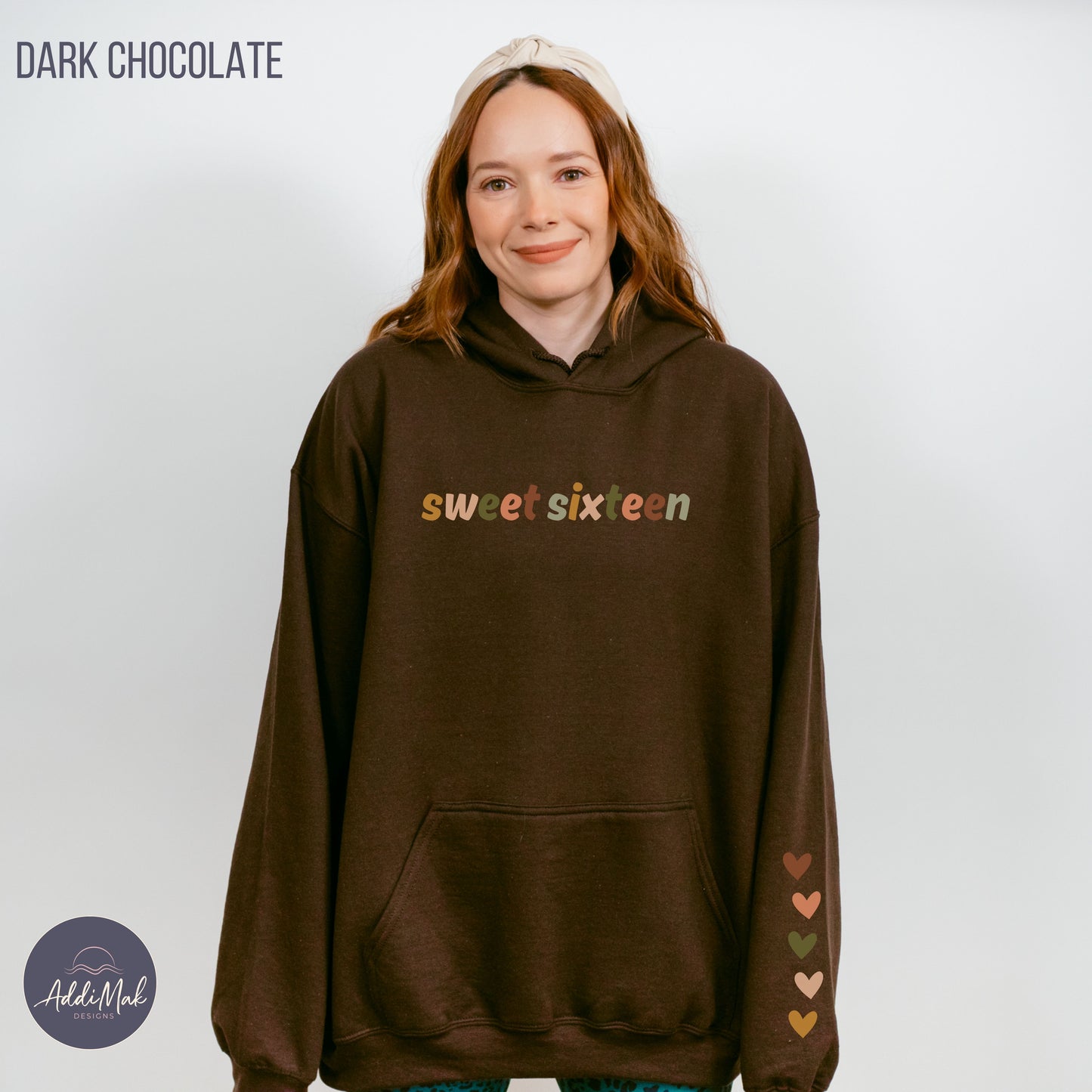 Boho Sweet Sixteen Milestone Birthday Hoodie